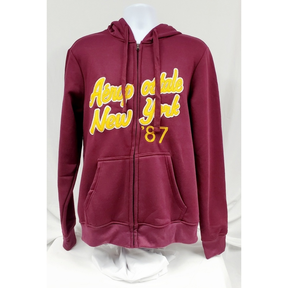 Aeropostale A87 Zip Front Hoodie